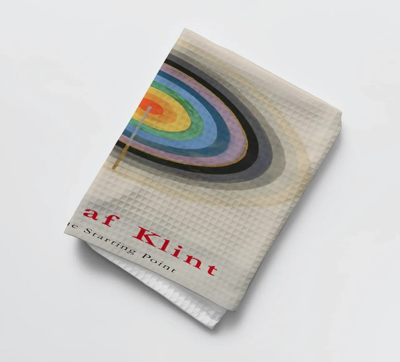 Hilma af Klint "Starting Point" Cosmic Circle Print tea towel by homdeco
