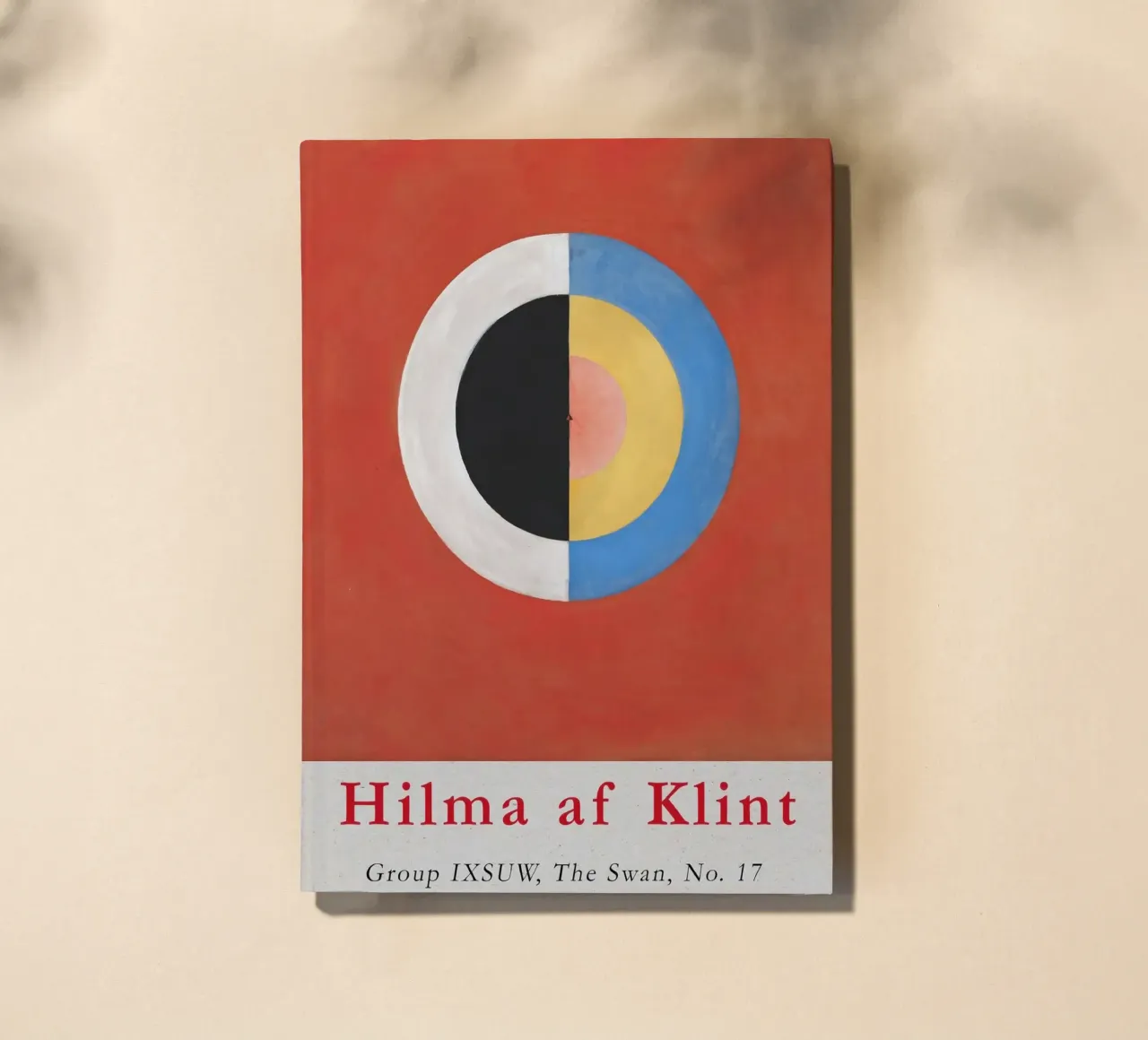 Hilma af Klint "The Swan No. 17" Cosmic Duality Print notebook by homdeco