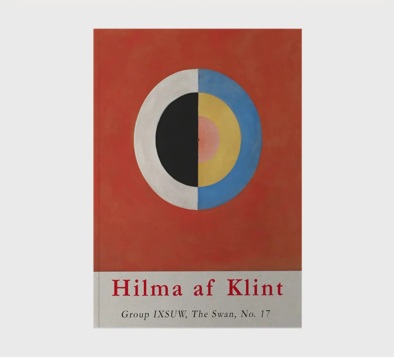 Hilma af Klint "The Swan No. 17" Cosmic Duality Print notebook by homdeco