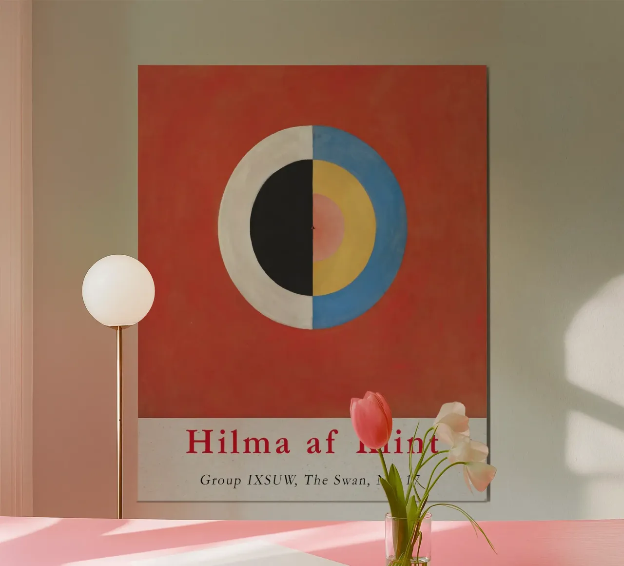 Hilma af Klint "The Swan No. 17" Cosmic Duality Print hahnemühle by homdeco