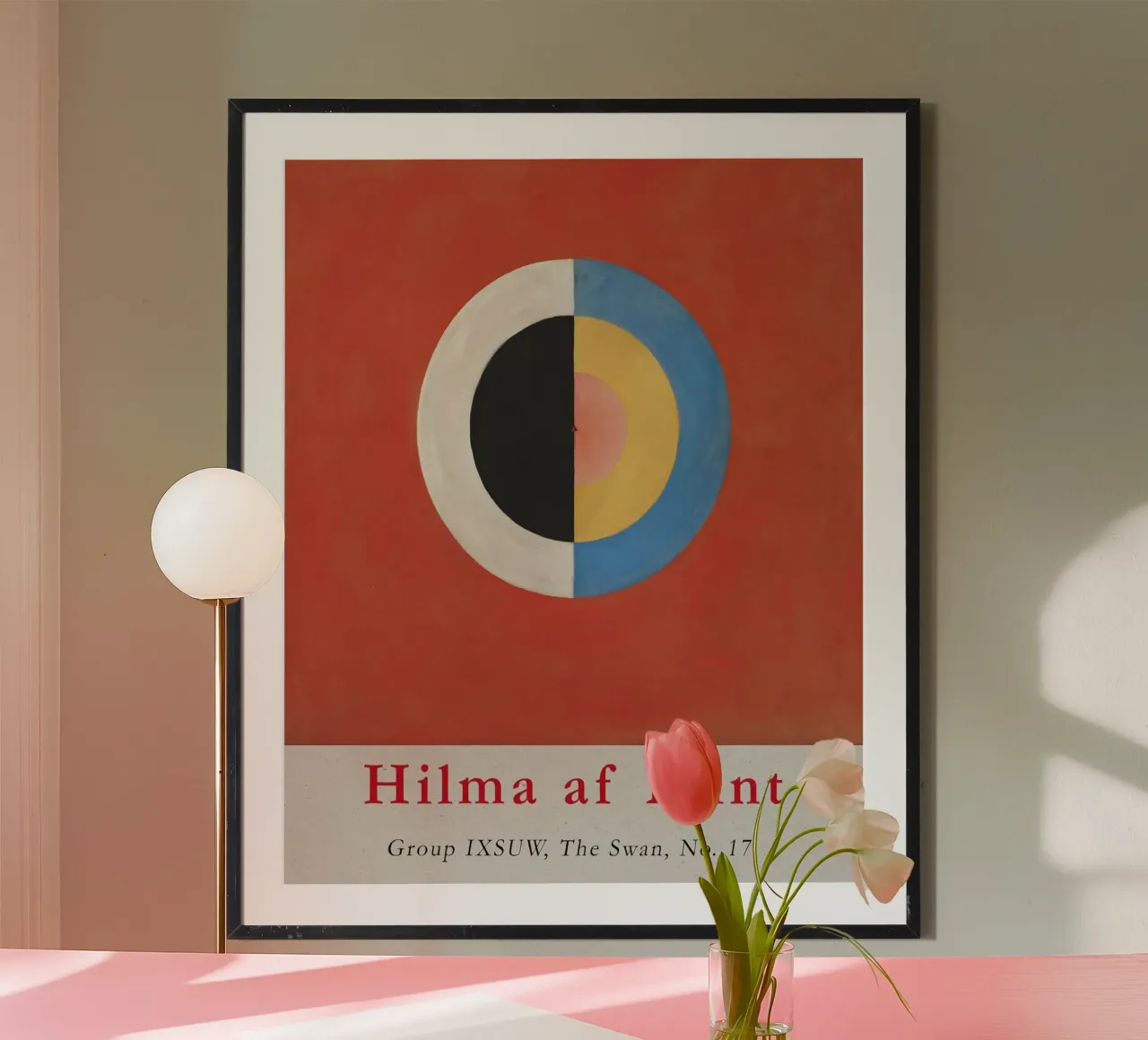 Hilma af Klint "The Swan No. 17" Cosmic Duality Print hahnemühle by homdeco