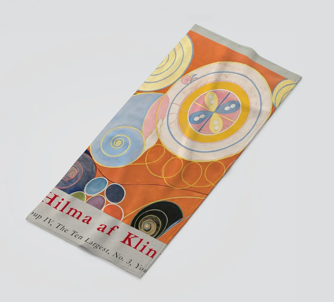 Hilma af Klint "Gioventù n. 3" Poster astratto a spirali telo mare da homdeco