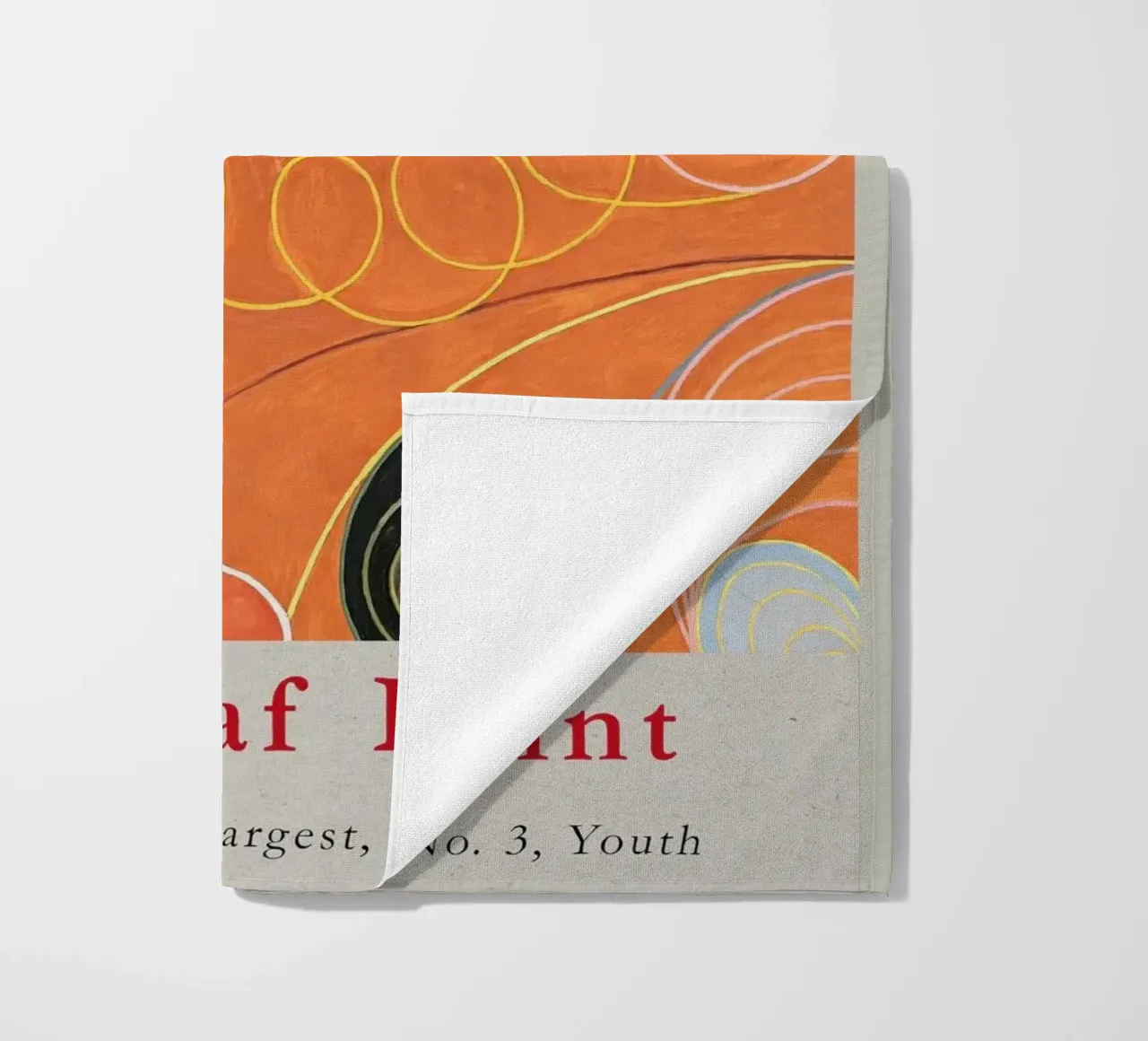 Hilma af Klint "Gioventù n. 3" Poster astratto a spirali telo mare da homdeco