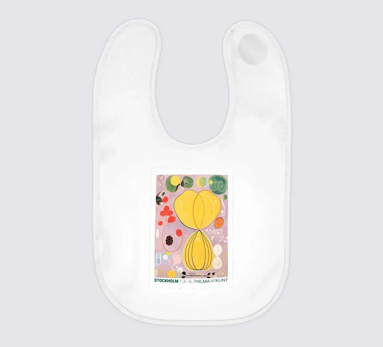 Hilma af Klint "Erwachsensein" Abstrakte Lebensreise Babylätzchen von homdeco