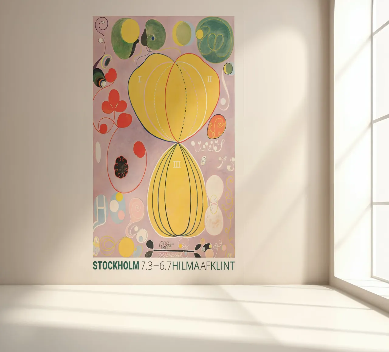 Hilma af Klint "Adulthood" Abstract Life Journey photo wallpaper by homdeco