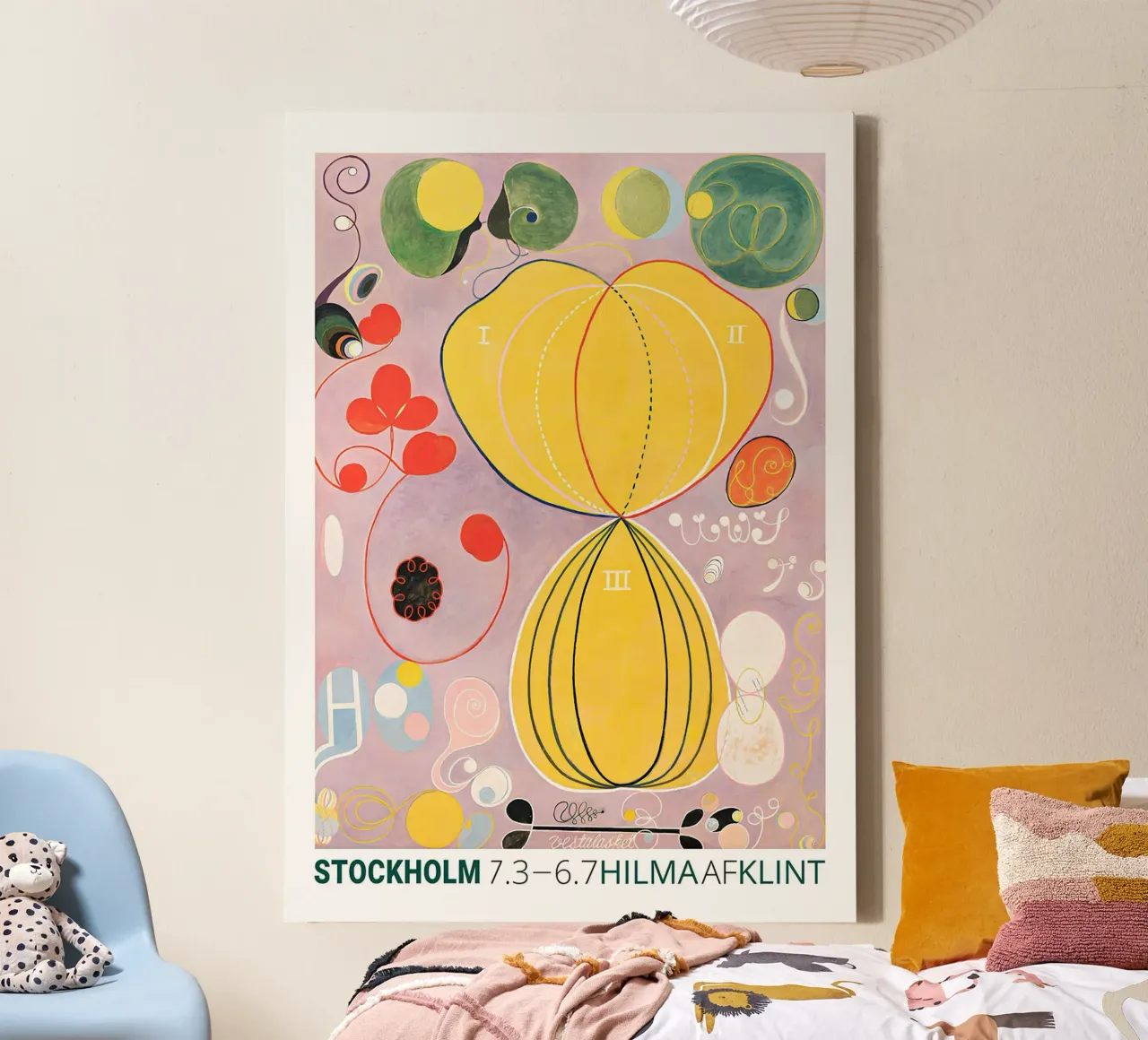 Hilma af Klint "Adulthood" Abstract Life Journey canvas by homdeco