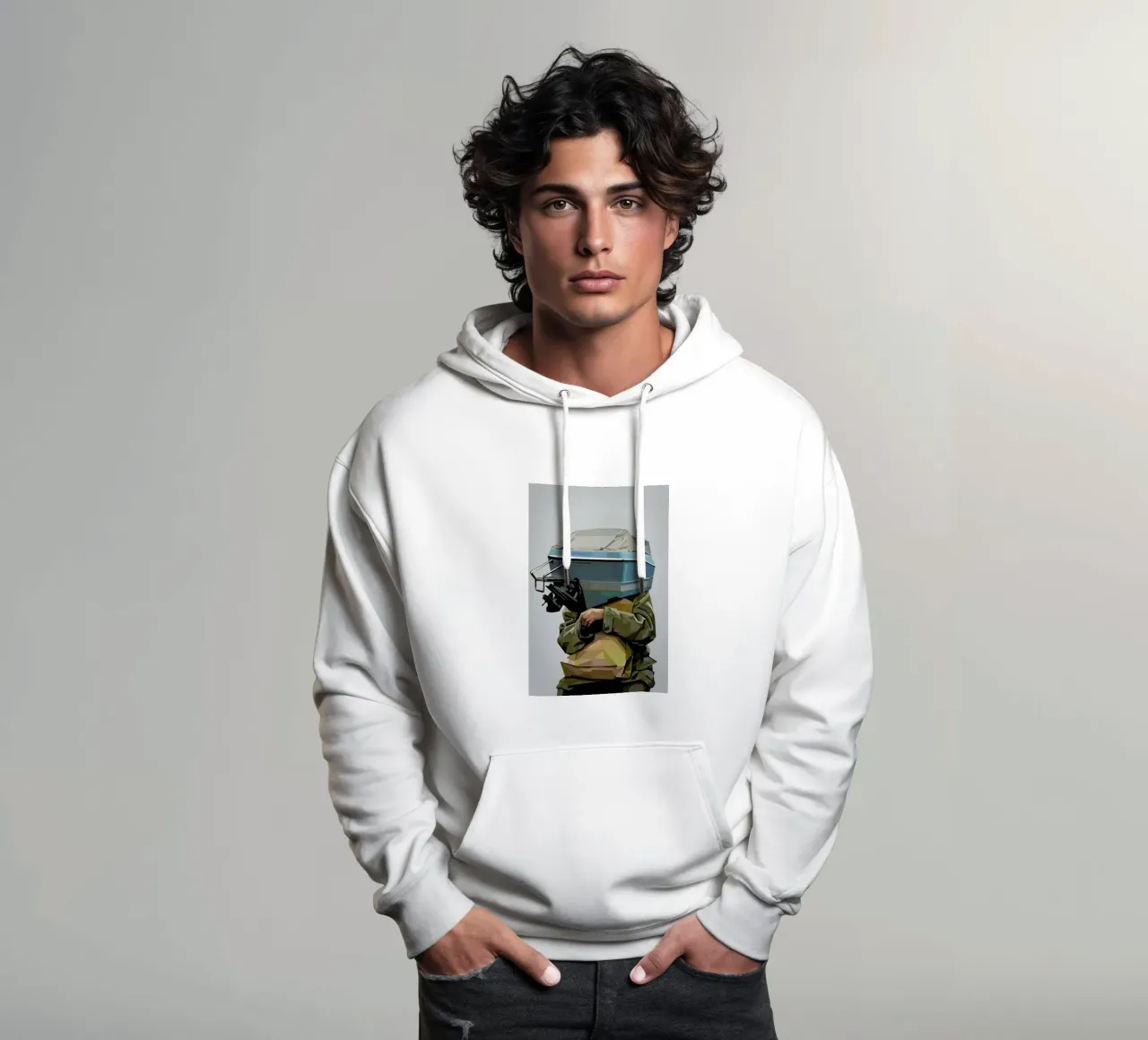 Boatface felpa con cappuccio da Tapio Mömmö