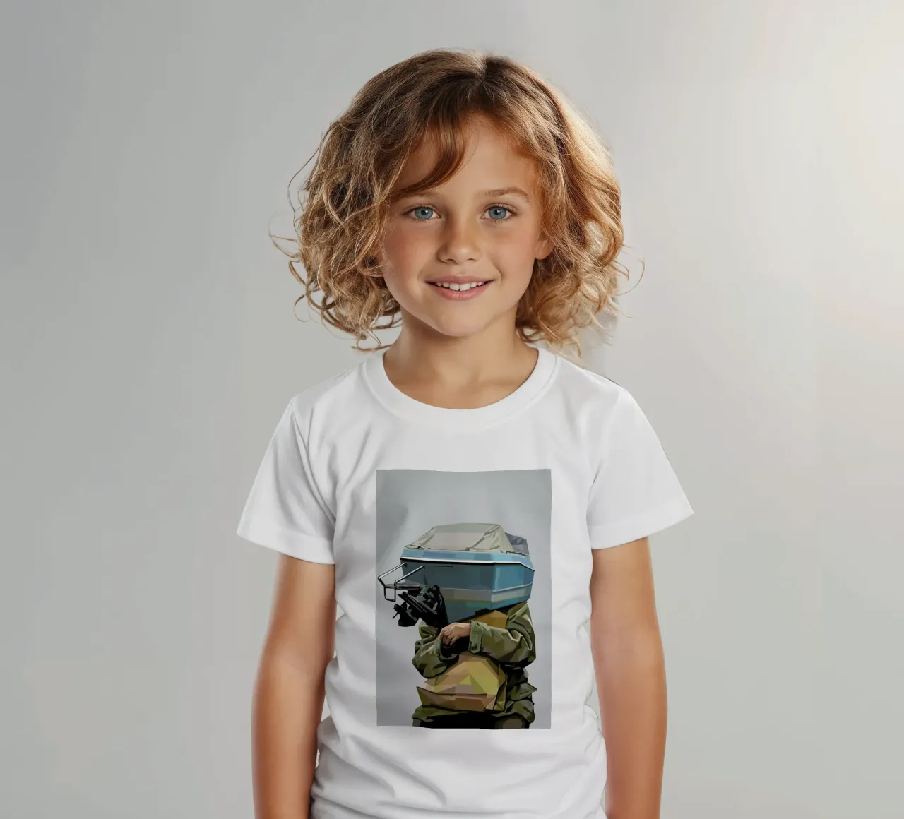 Boatface t-shirt bambini da Tapio Mömmö