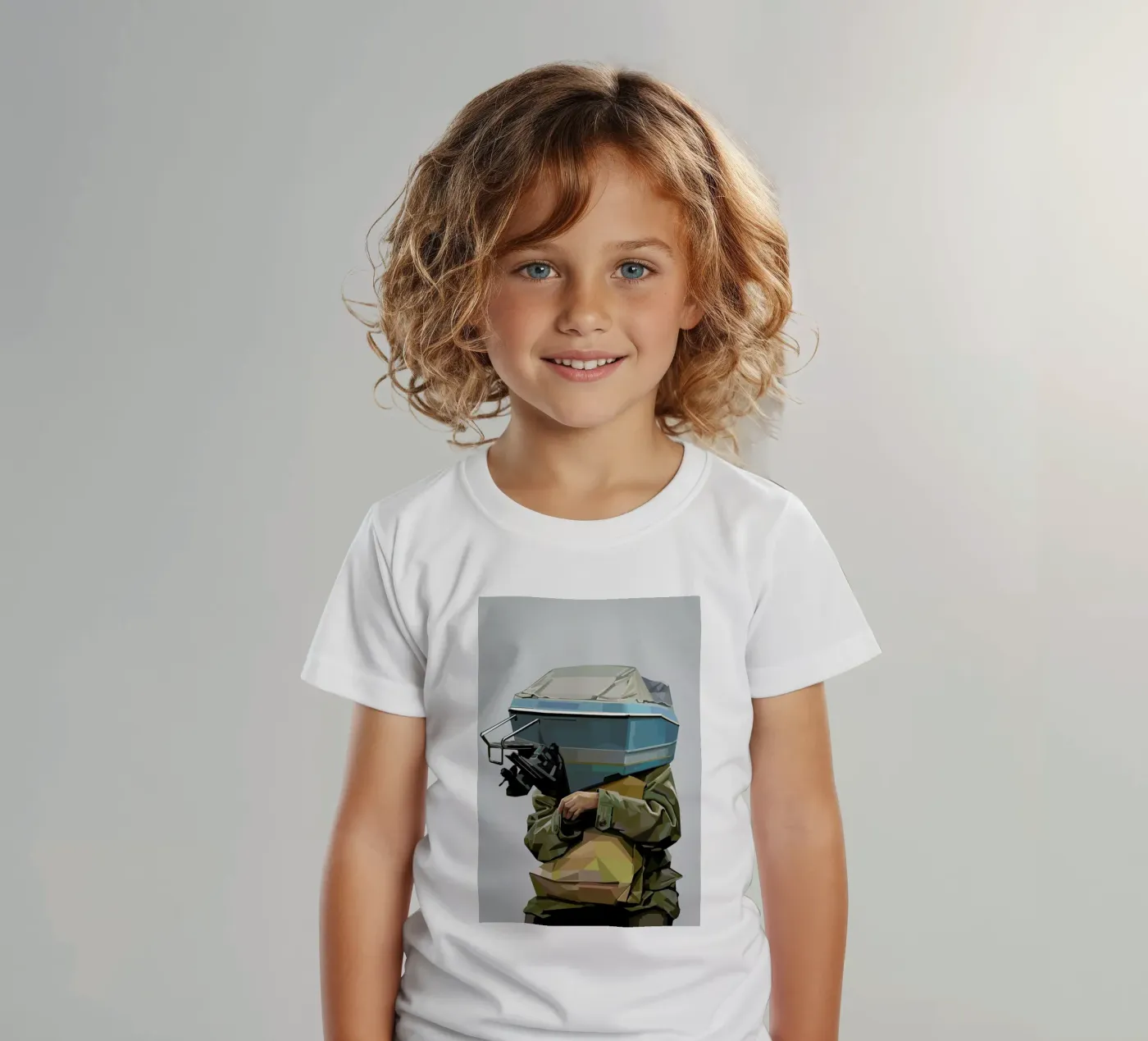 Boatface t-shirt bambini da Tapio Mömmö