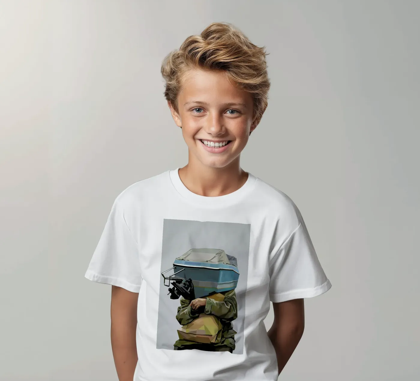 Boatface t-shirt bambini da Tapio Mömmö