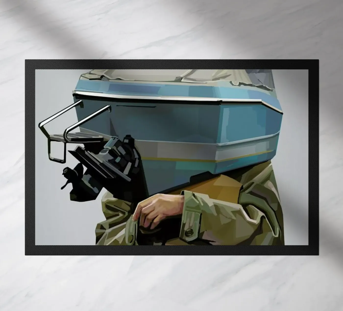 Boatface doormat by Tapio Mömmö