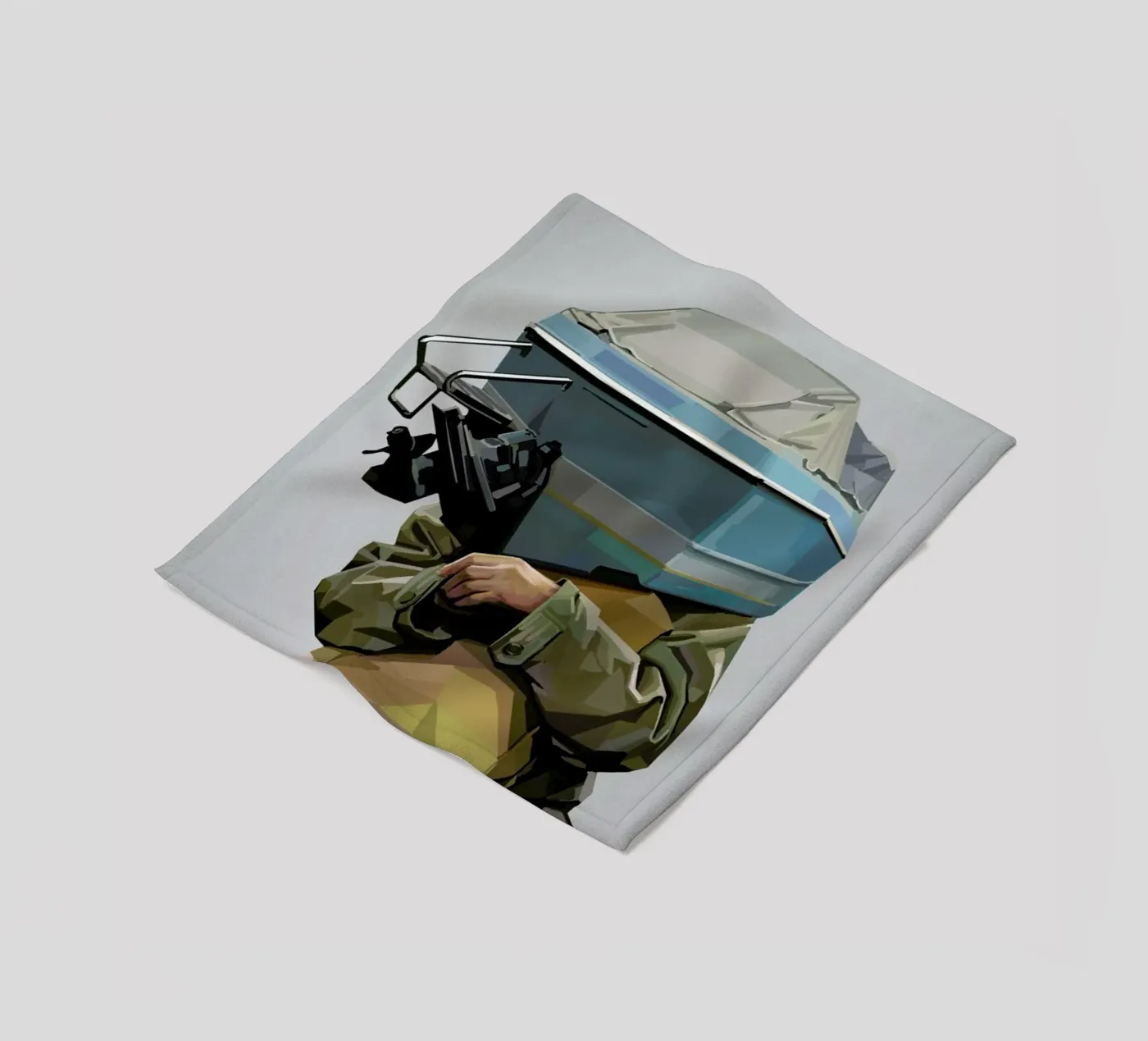 Boatface Fleecedecke von Tapio Mömmö