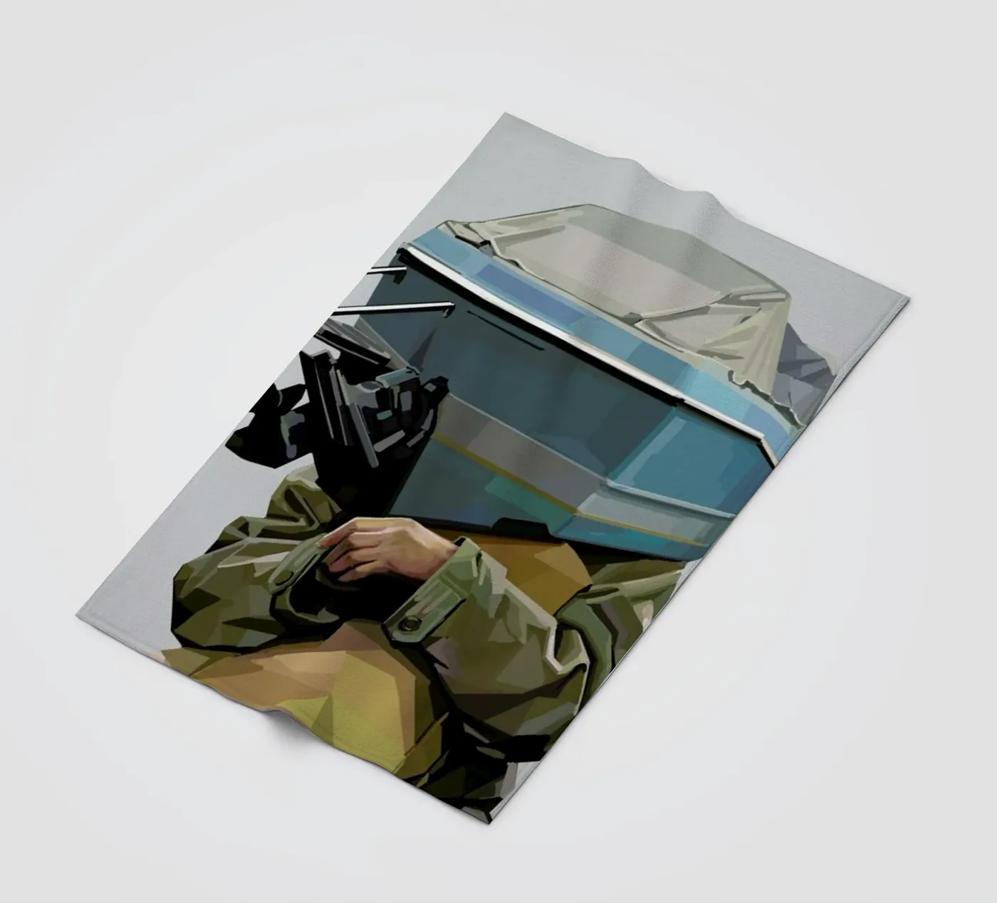 Boatface Fleecedecke von Tapio Mömmö