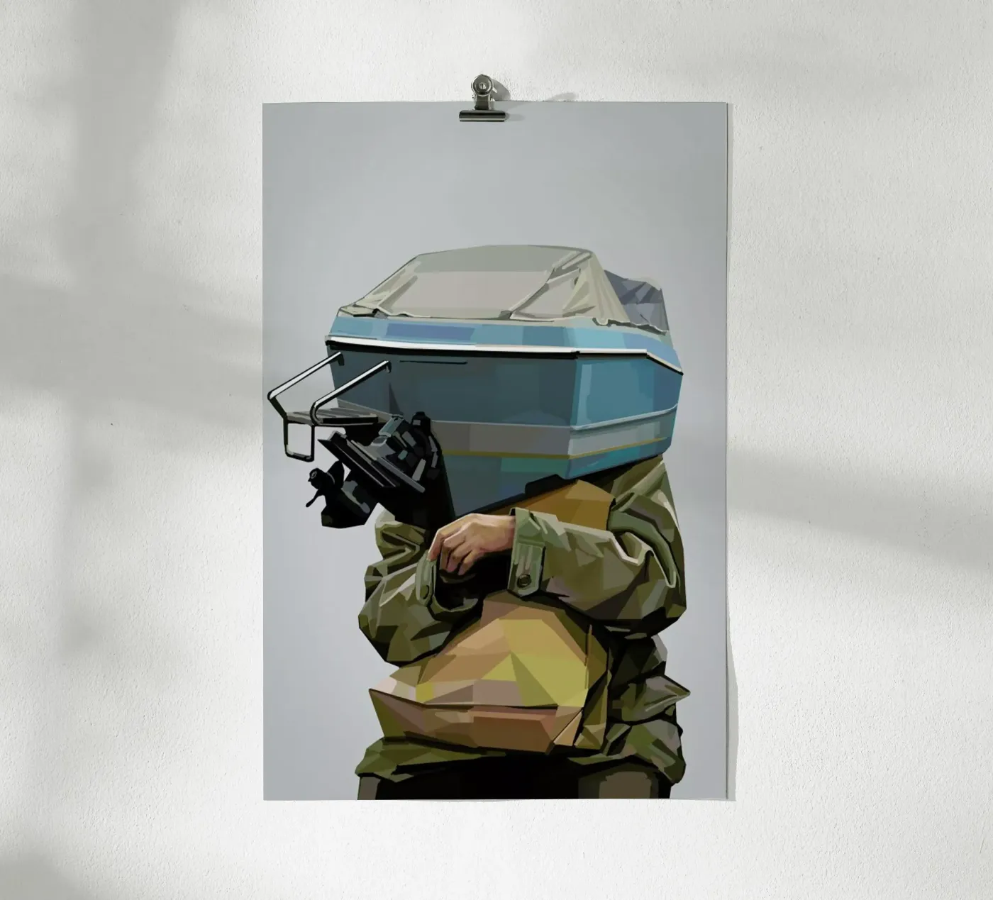 Boatface poster by Tapio Mömmö