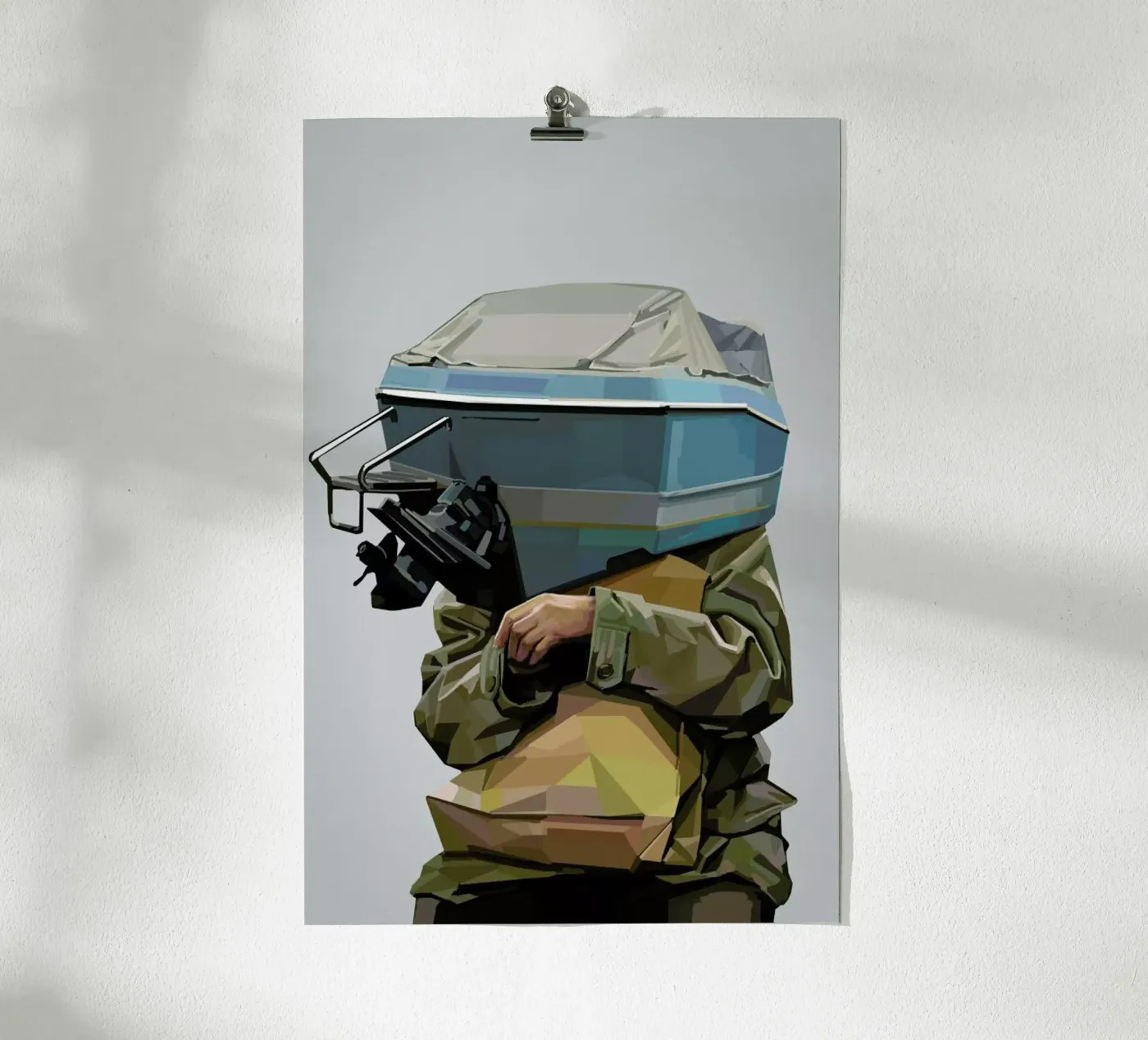 Boatface poster by Tapio Mömmö
