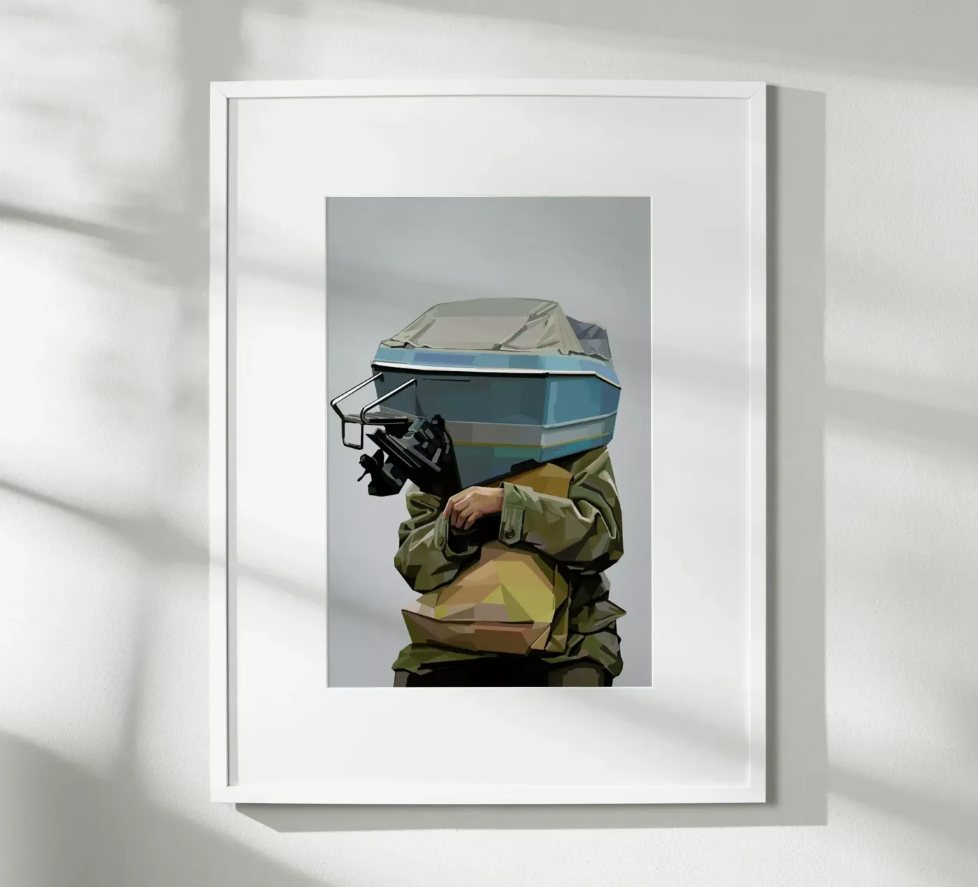 Boatface poster by Tapio Mömmö