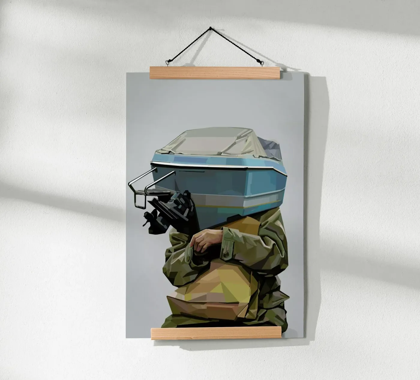 Boatface poster by Tapio Mömmö