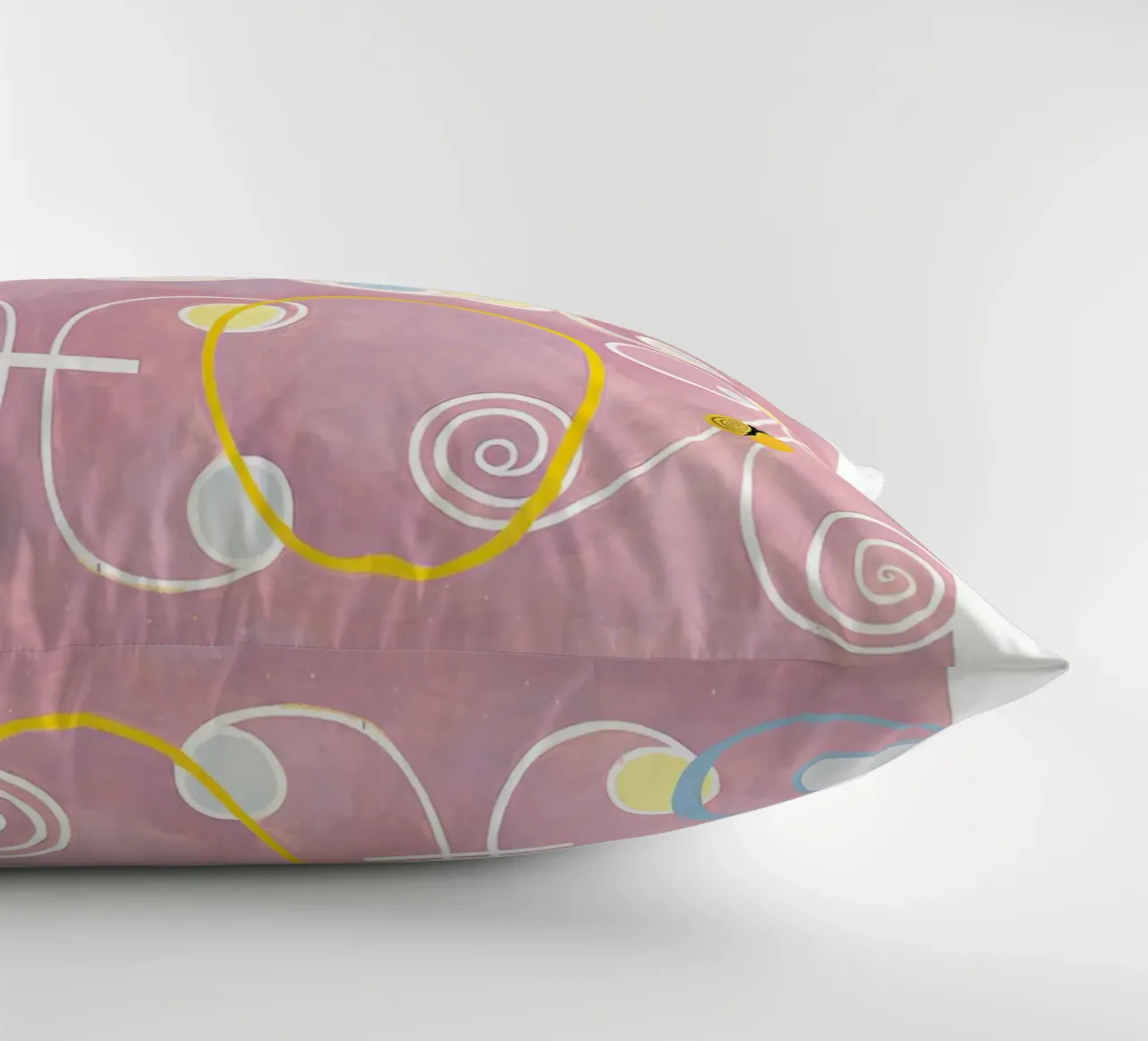 Hilma af Klint "Adulthood" Astratto Floreale Rosa cuscino da homdeco