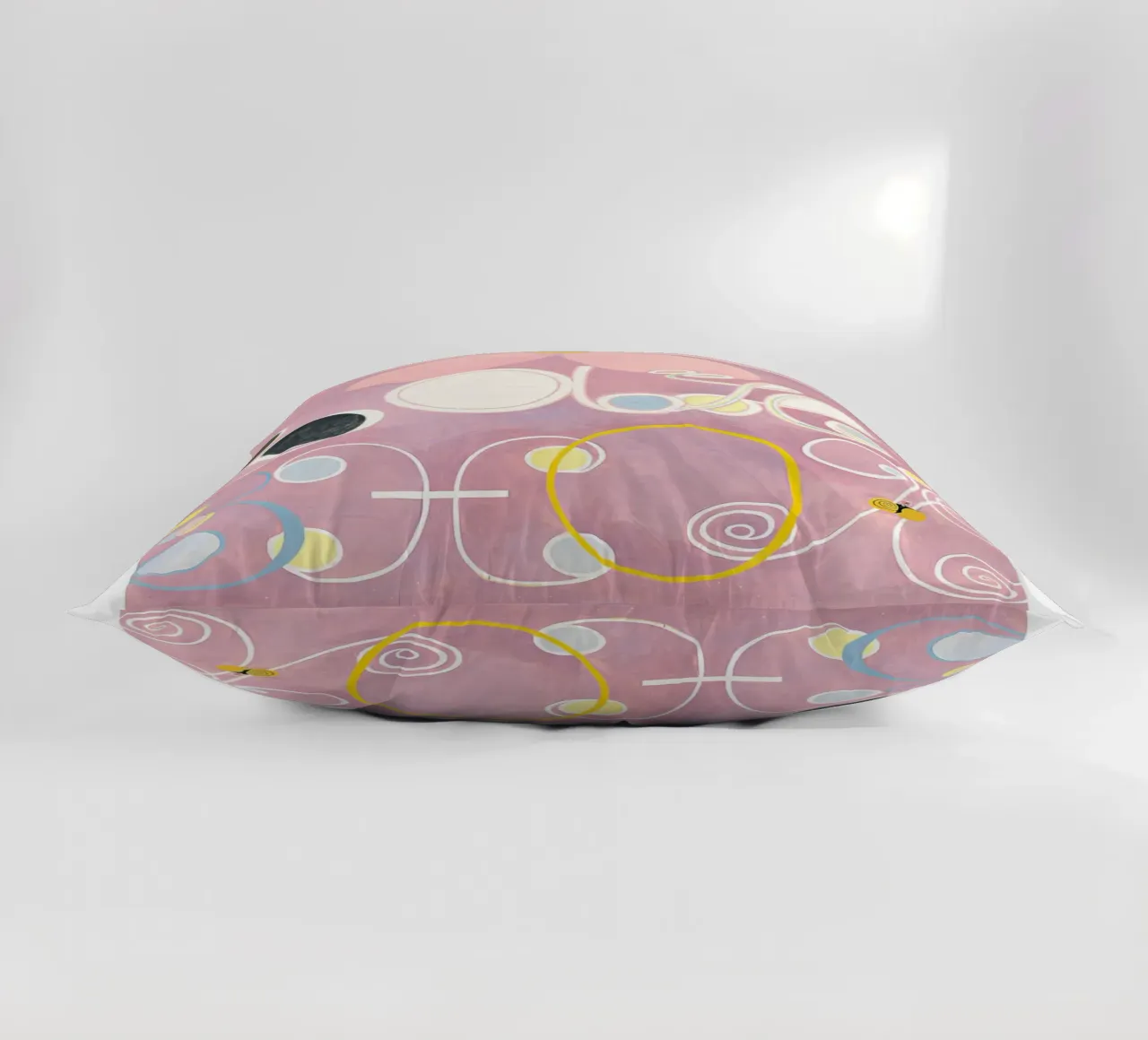 Hilma af Klint "Adulthood" Astratto Floreale Rosa cuscino da homdeco
