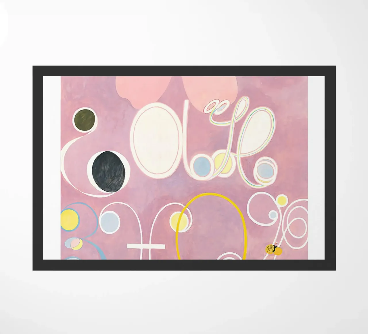 Hilma af Klint "Adulthood" Astratto Floreale Rosa zerbino da homdeco