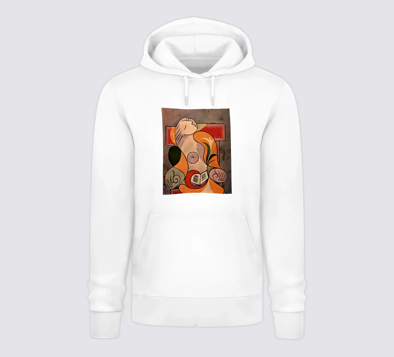 Picasso "Frau lesend" Kubistisches Meisterwerk Druck Hoodie von homdeco