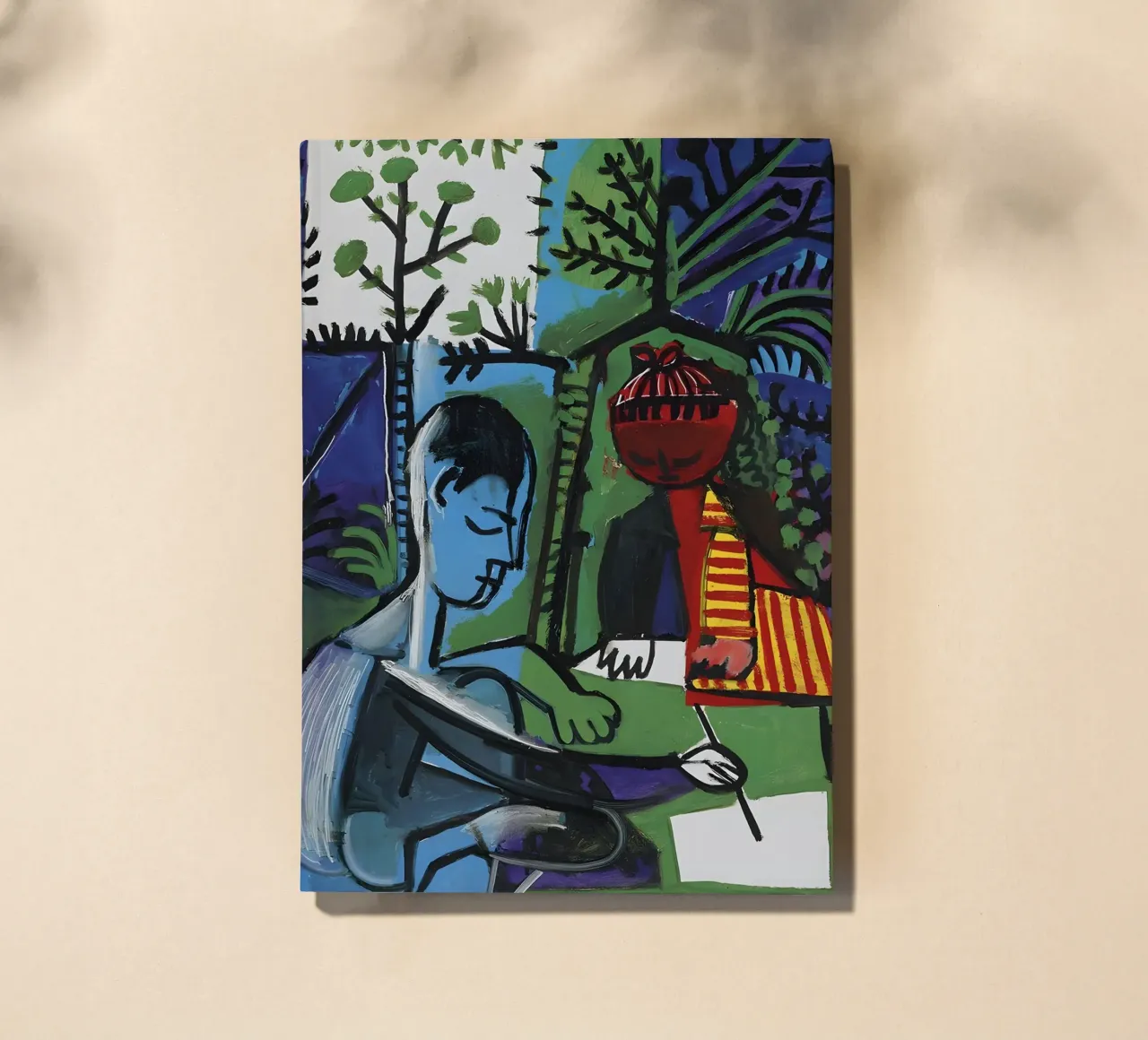 Picasso "The Painter & Model" Cubist Expression notebook by homdeco