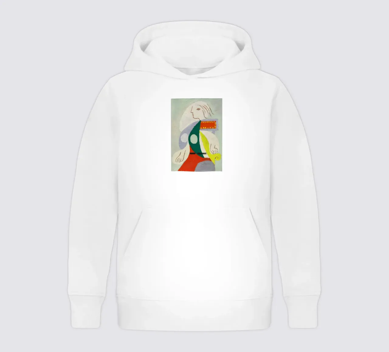 Picasso "Figure in Profile" Modernist Abstract Print kids hoodie by homdeco