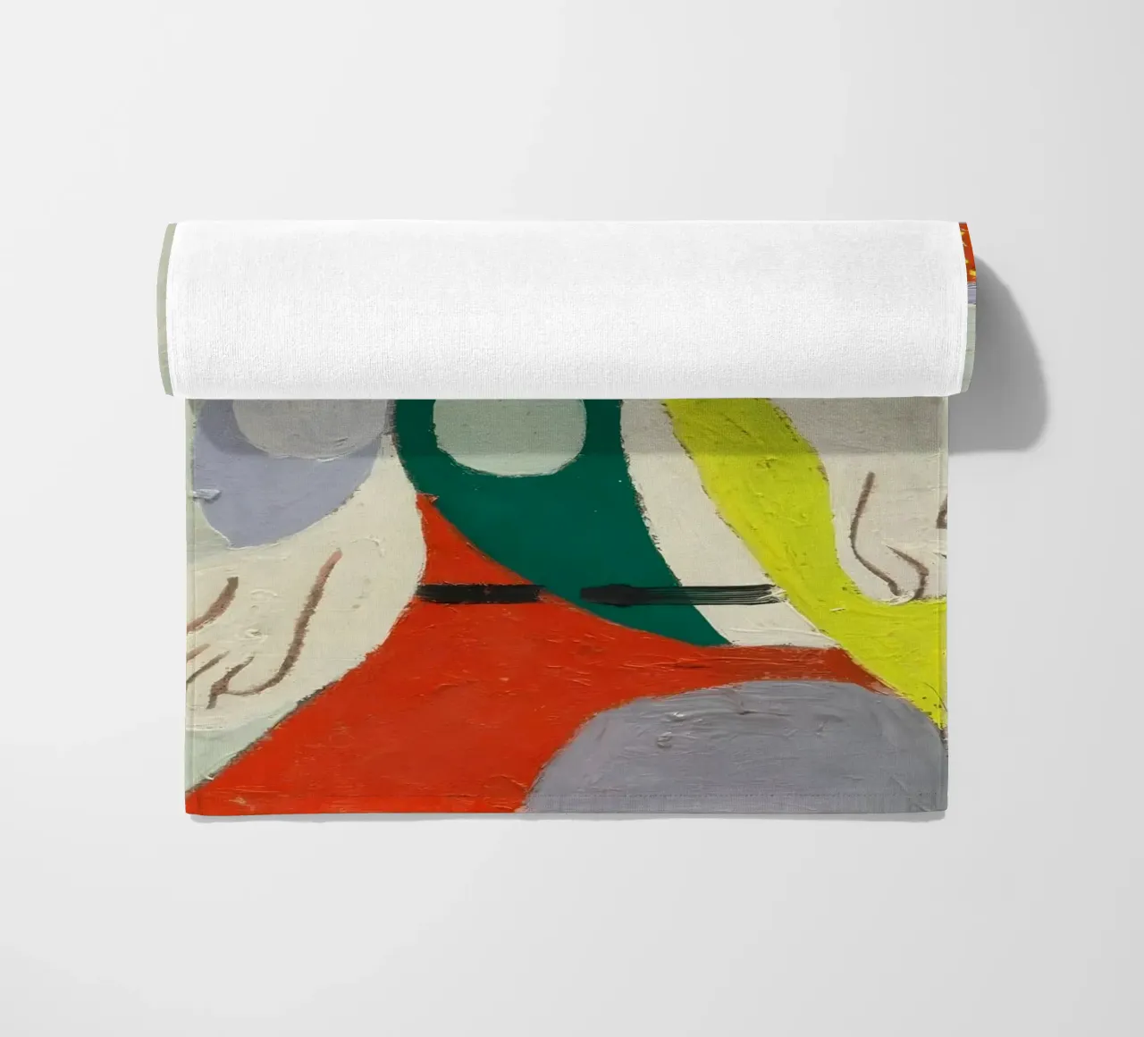 Picasso "Figure in Profile" Modernist Abstract Print beach towel by homdeco