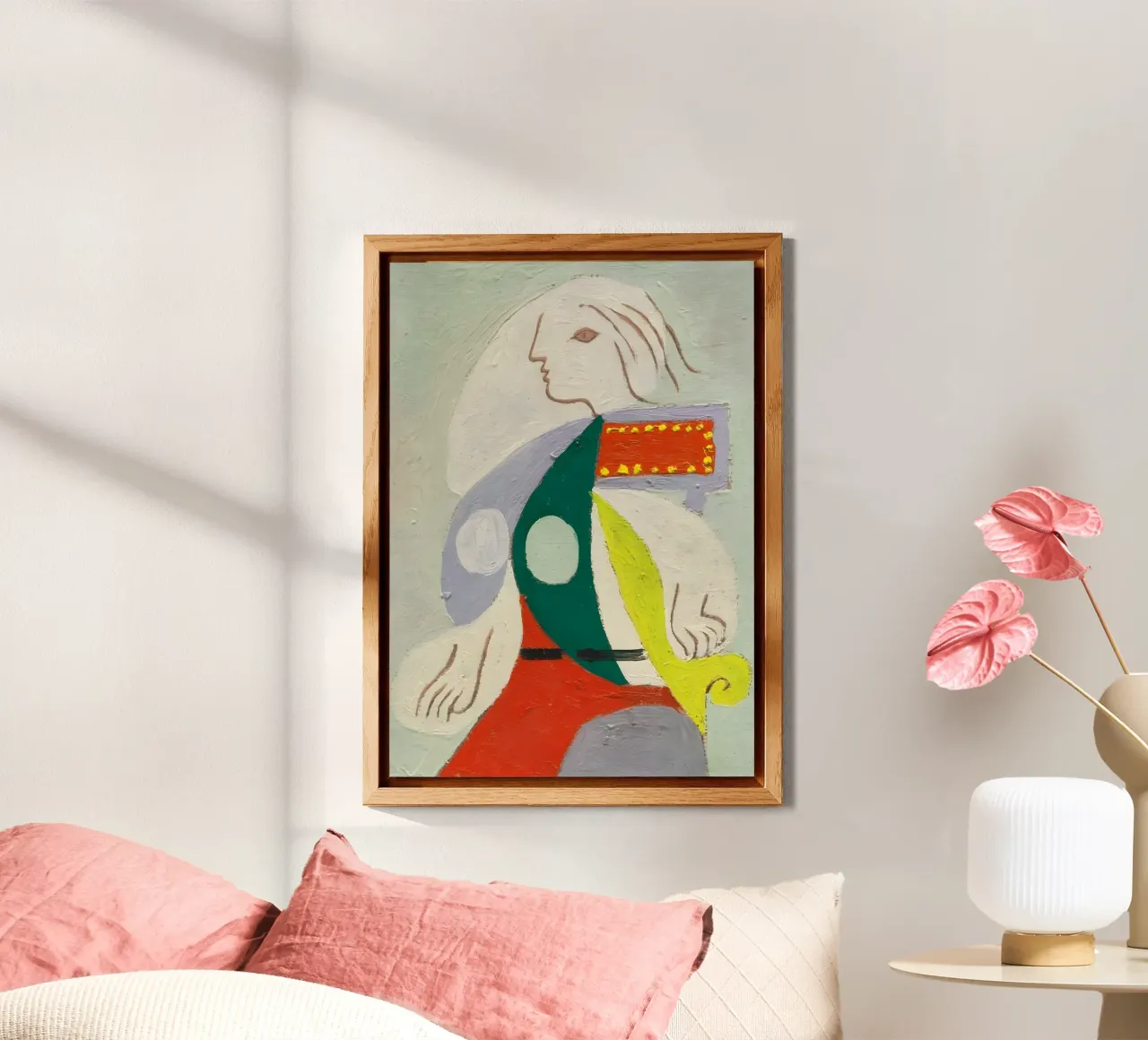 Picasso "Figure in Profile" Modernist Abstract Print alu-dibond by homdeco