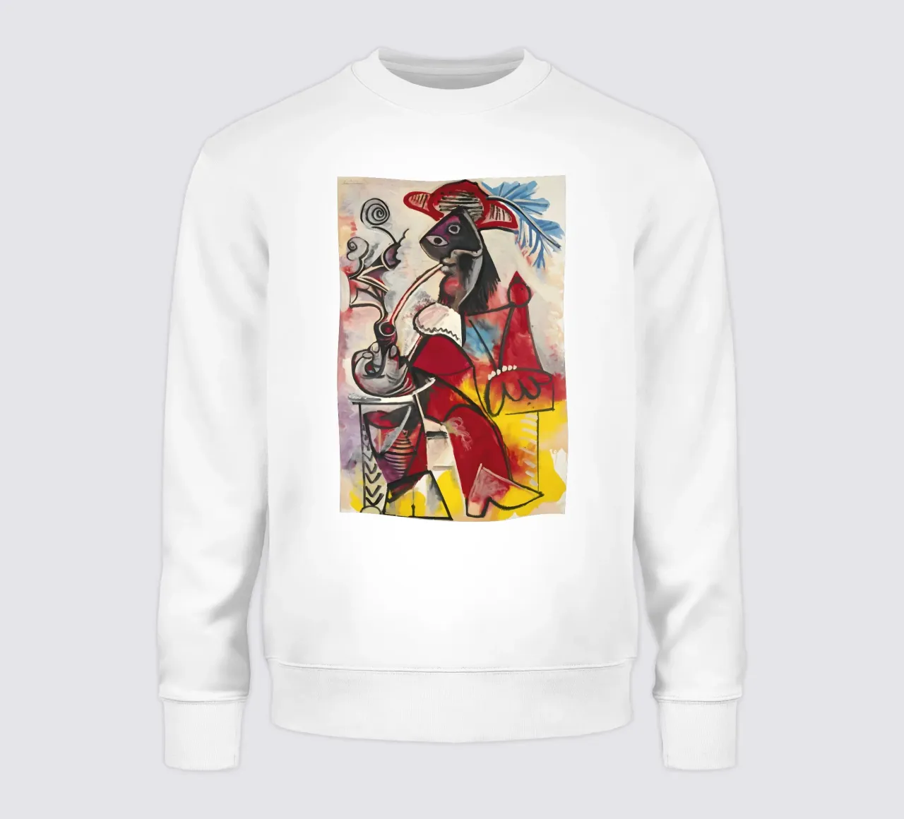 Picasso "Smoking Figure" Dynamic Abstract Masterpiece sweatshirt by homdeco