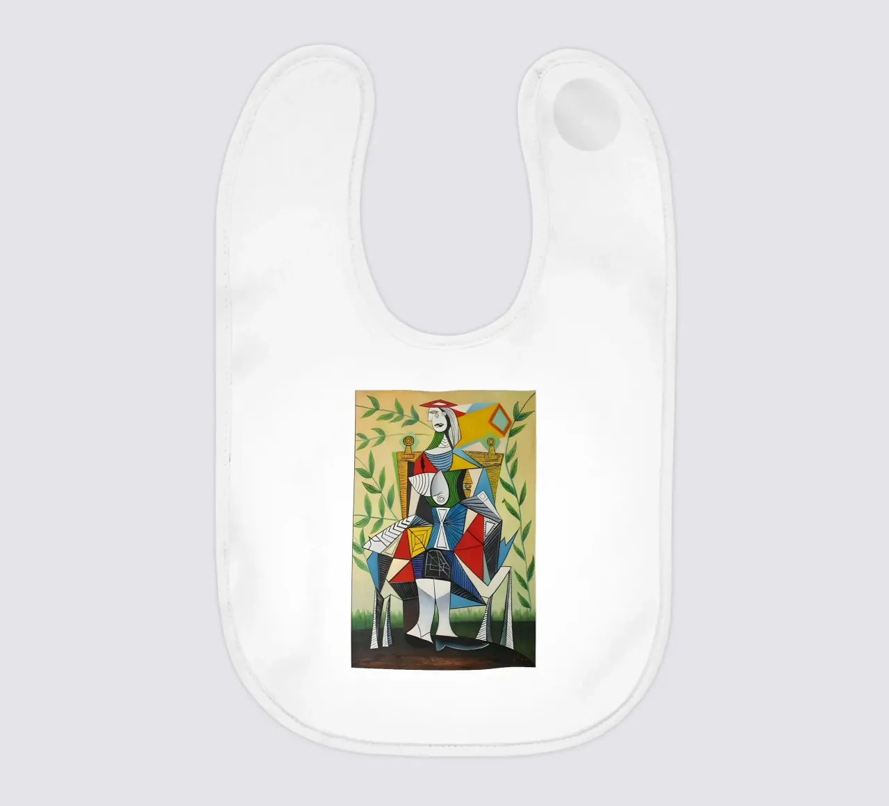 Picasso "Donna in poltrona", capolavoro cubista bavaglino da homdeco