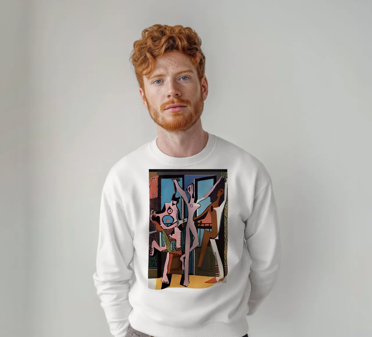 Picasso "La danza" Gioia cubista Astratto felpa da homdeco