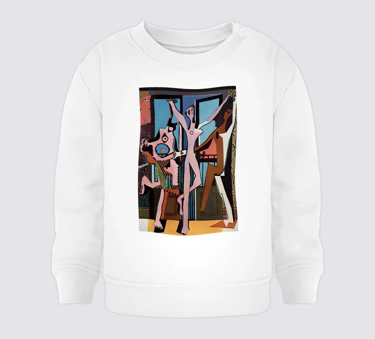 Picasso "La danza" Gioia cubista Astratto felpa neonato da homdeco