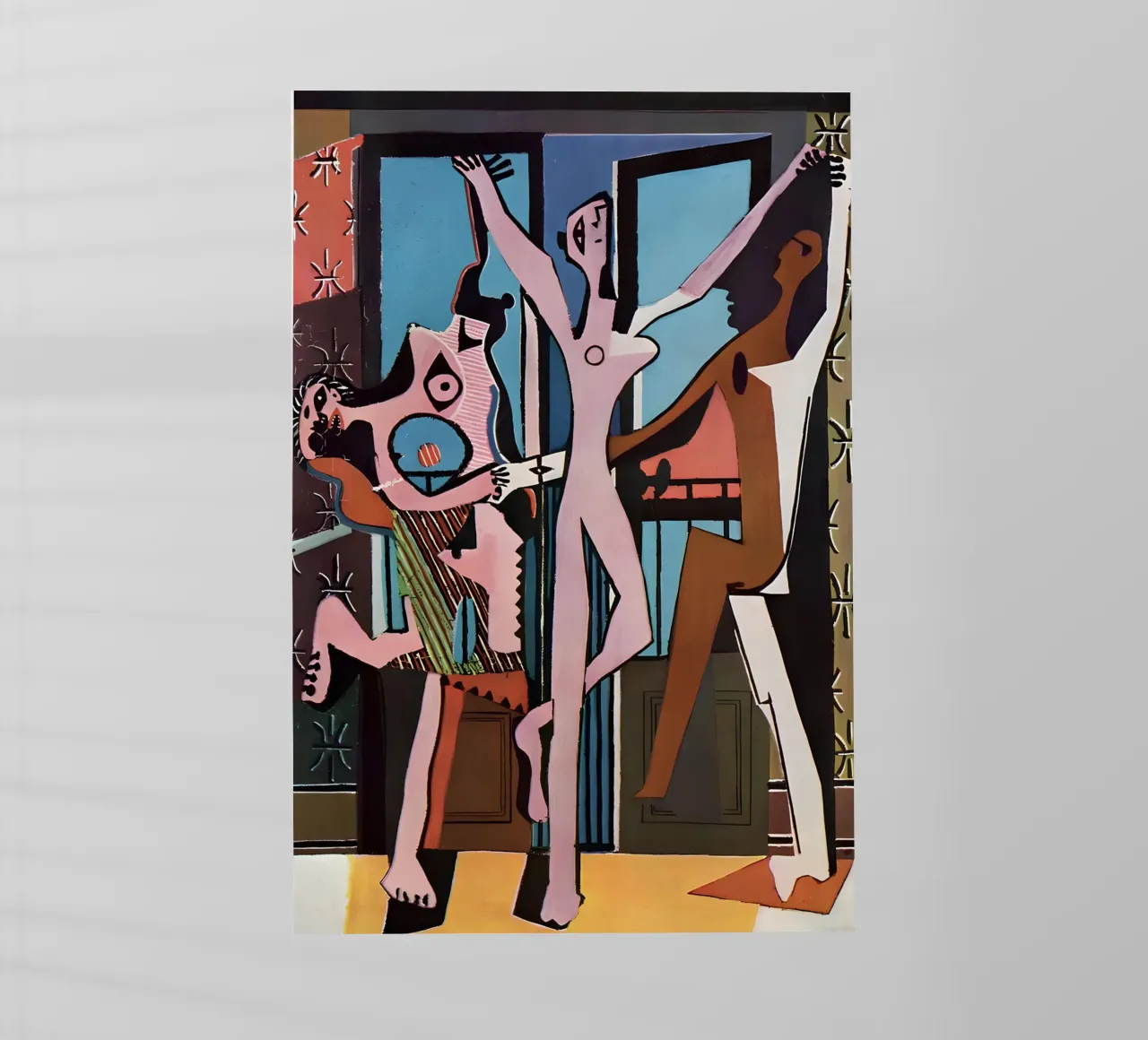 Picasso "La danza" Gioia cubista Astratto pellicola backlit da homdeco