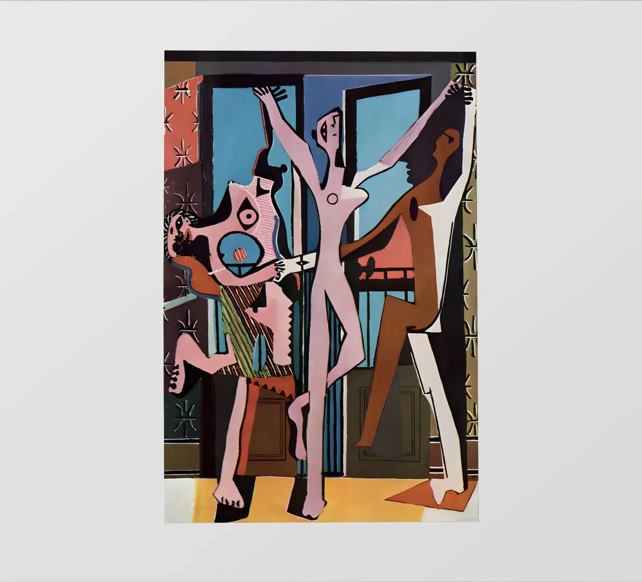 Picasso "La danza" Gioia cubista Astratto pellicola backlit da homdeco