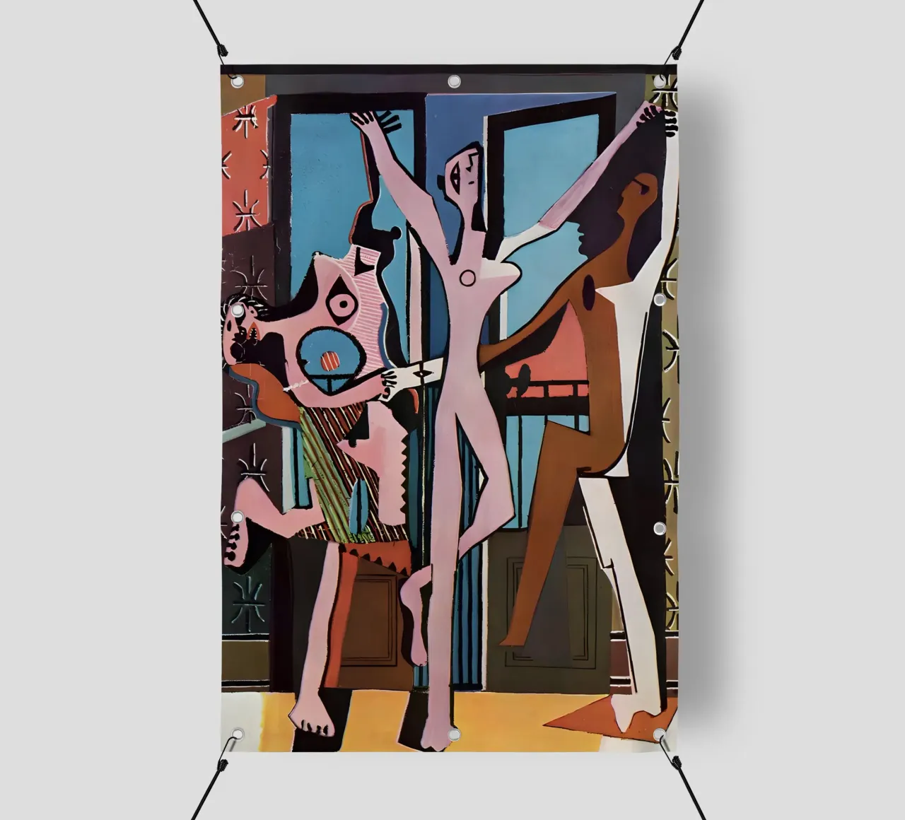 Picasso "La danza" Gioia cubista Astratto telo in pvc da homdeco