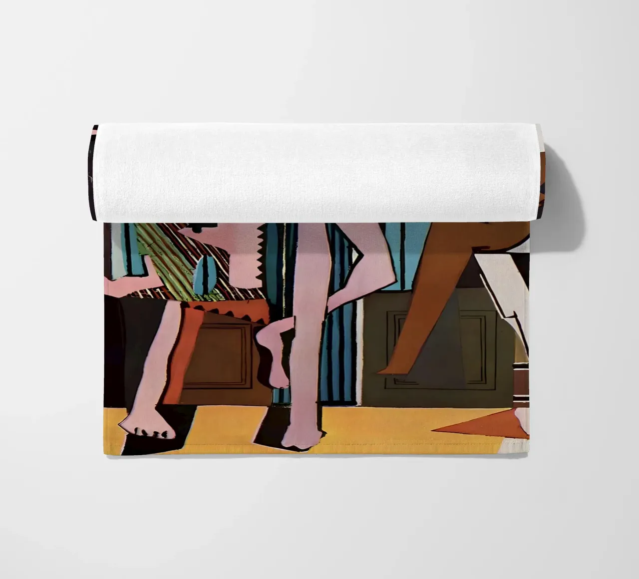Picasso "The Dance" Cubist Joy Abstract beach towel by homdeco