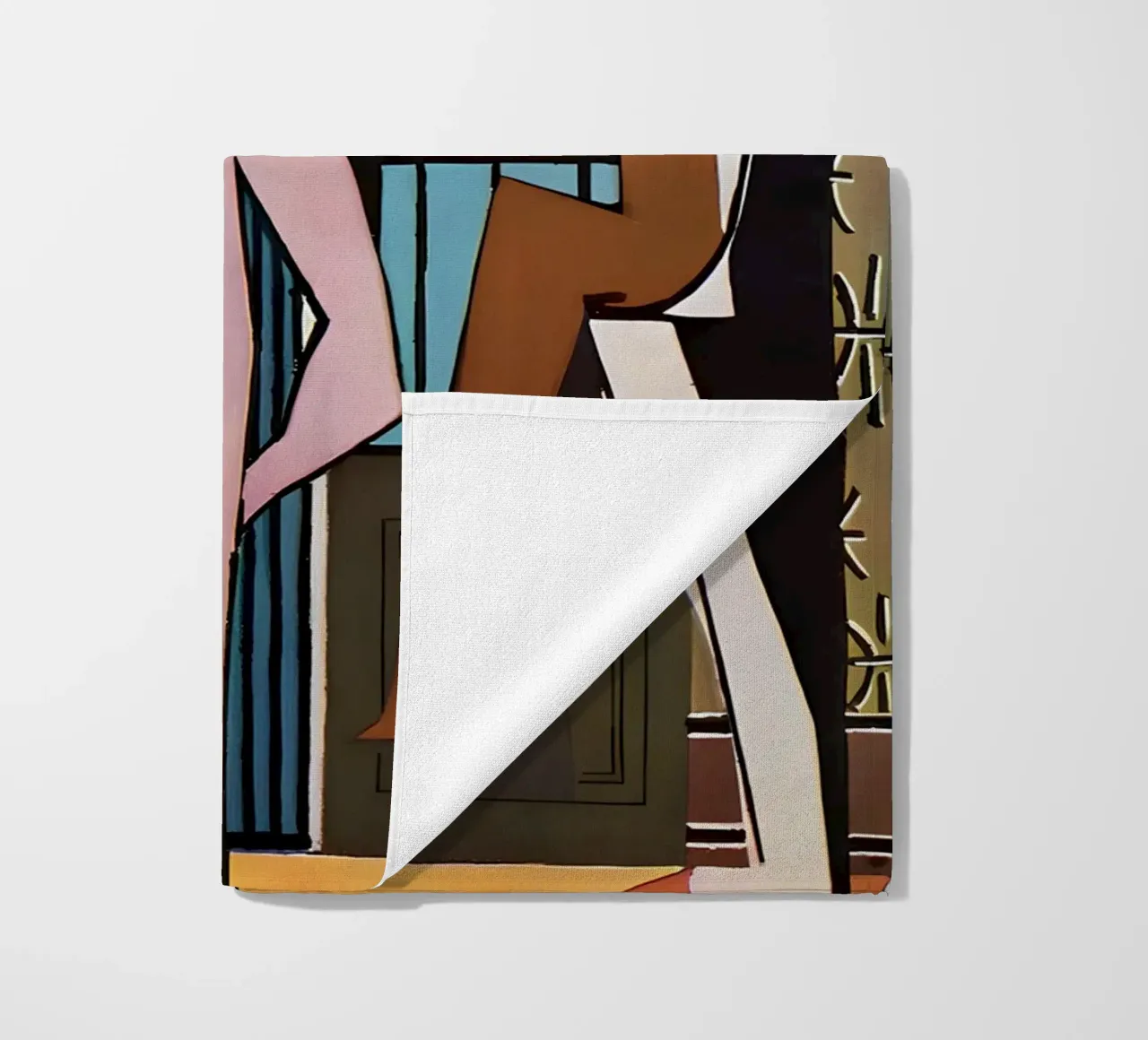 Picasso "The Dance" Cubist Joy Abstract beach towel by homdeco