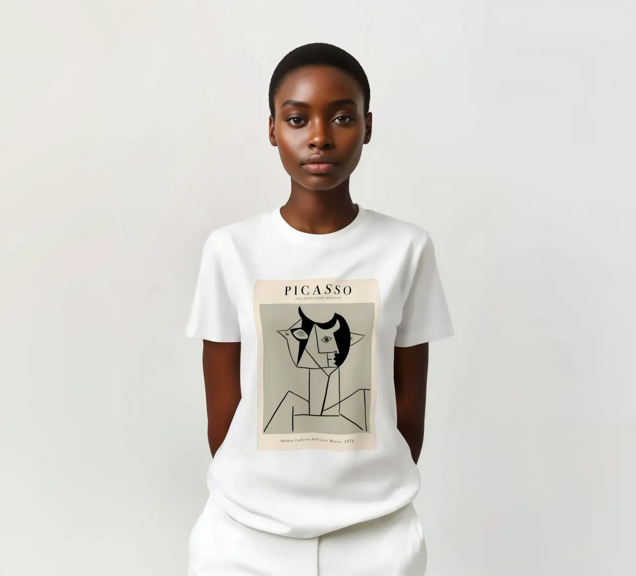 Picasso "Les Déjeuners" Abstract Cubist Print T-Shirt von homdeco