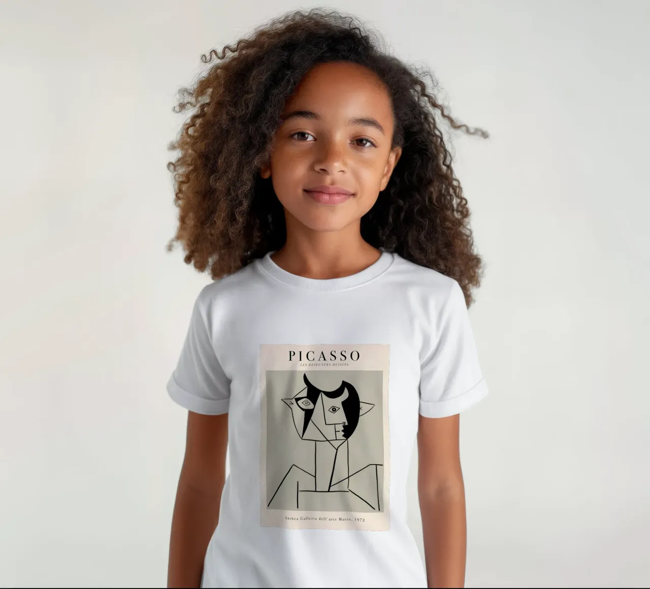 Picasso "Les Déjeuners" Abstract Cubist Print Kinder T-Shirt von homdeco