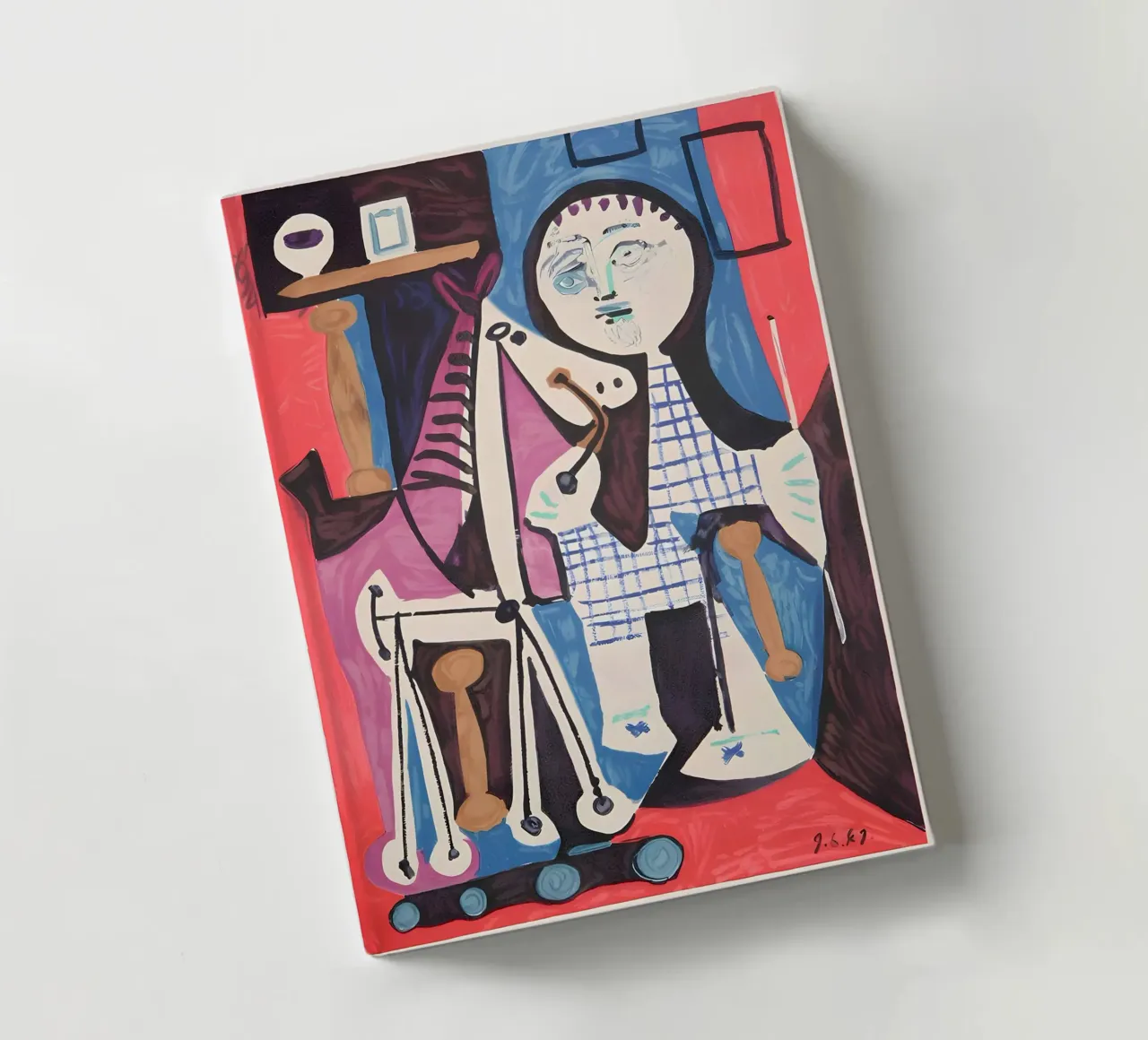 Picasso "Figure with Scales" Abstract Composition notebook by homdeco