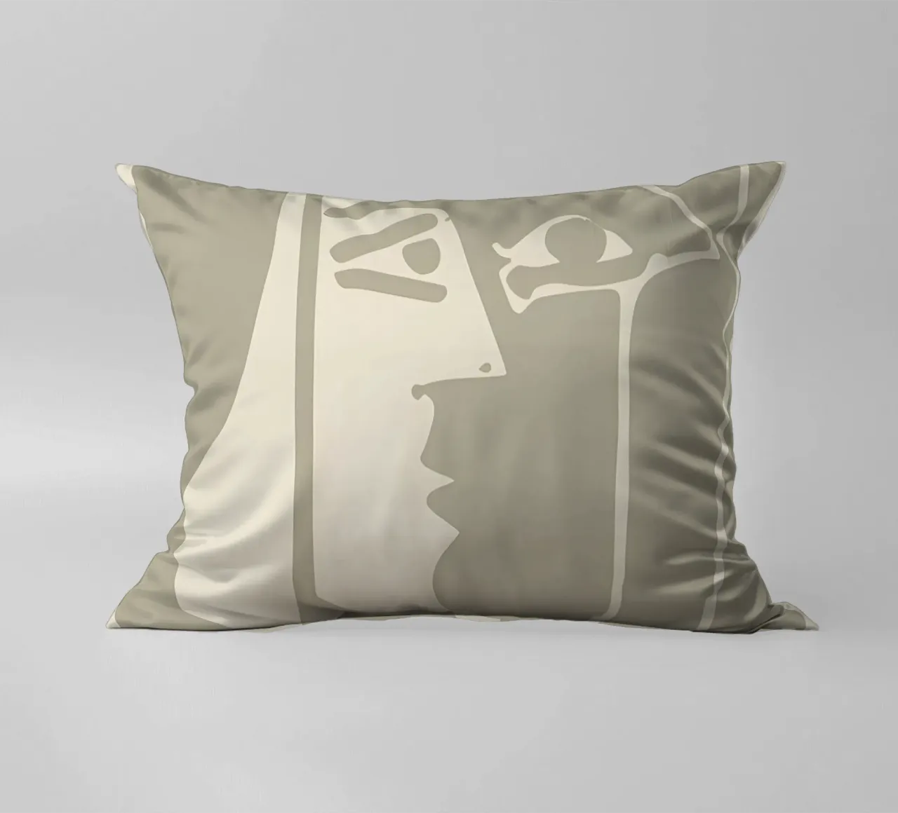 Picasso "Visage" Stampa profilo minimalista cuscino da homdeco