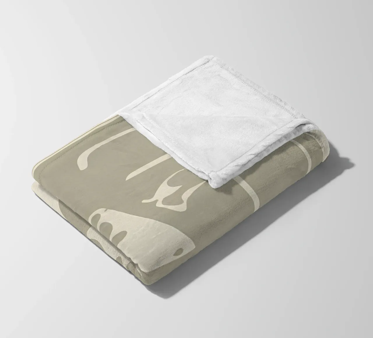 Picasso "Visage" Stampa profilo minimalista coperta in pile da homdeco