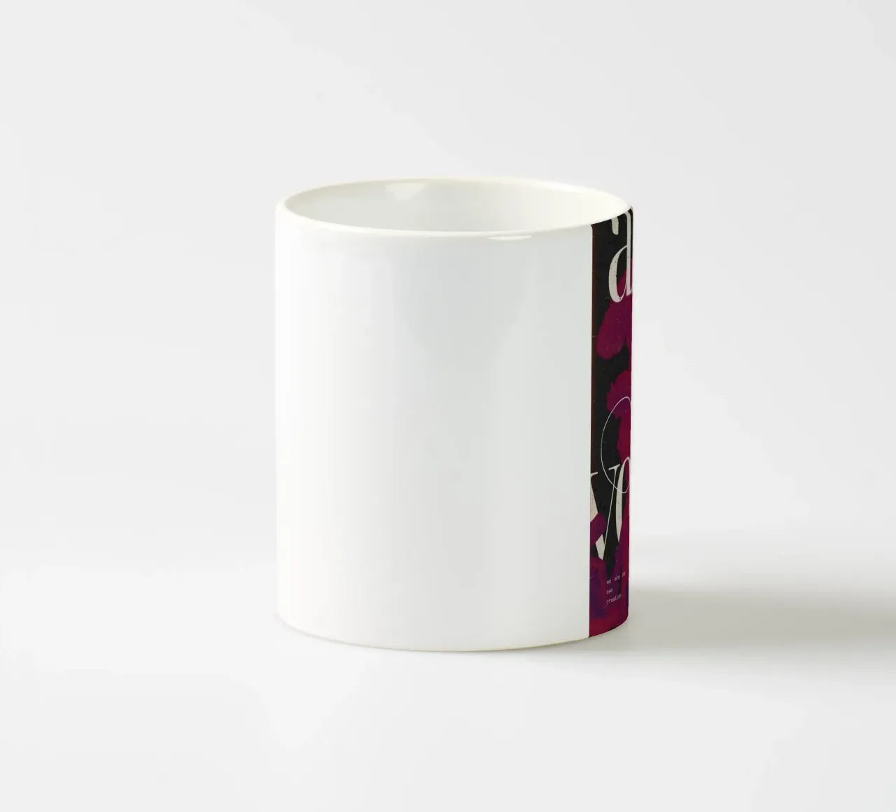 "Art Is You" Grunge astratto - Poste figurative e tipografiche tazza in ceramica da NorwesClub
