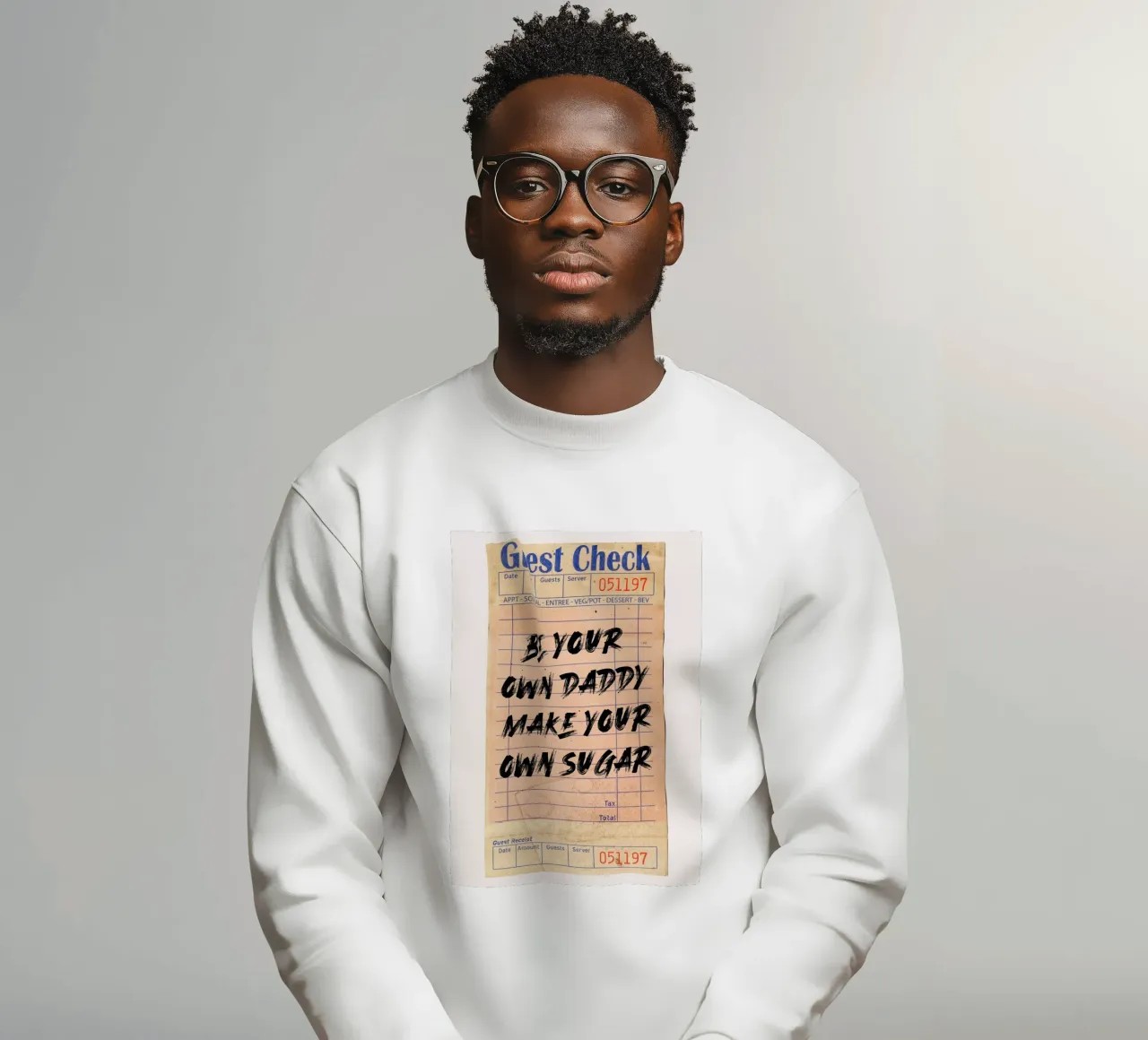 "Sé tu propio papá, haz tu propio azúcar" - Tipografía empoderadora sudadera de NorwesClub