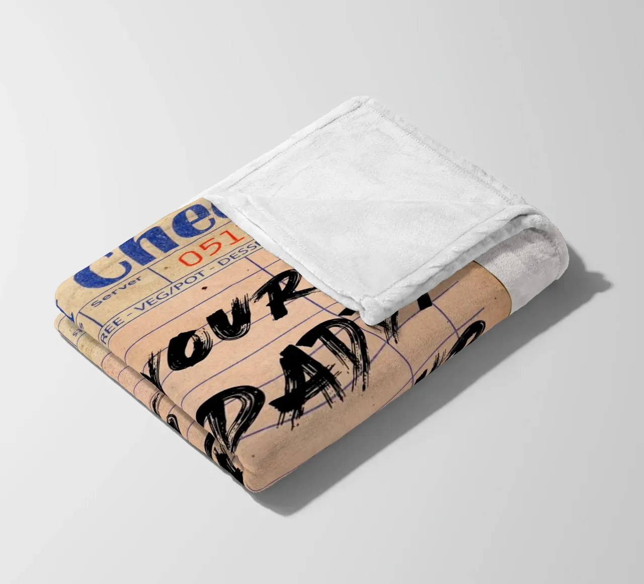 "Be Your Own Daddy Make Your Own Sugar" - Empowering Typogra fleece blanket by NorwesClub