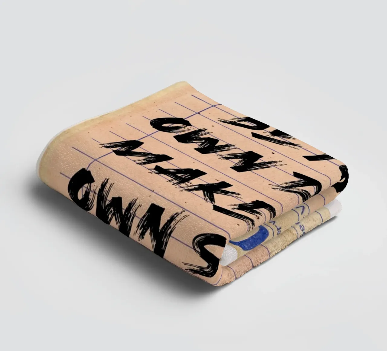 "Be Your Own Daddy Make Your Own Sugar" - Empowering Typogra towel by NorwesClub