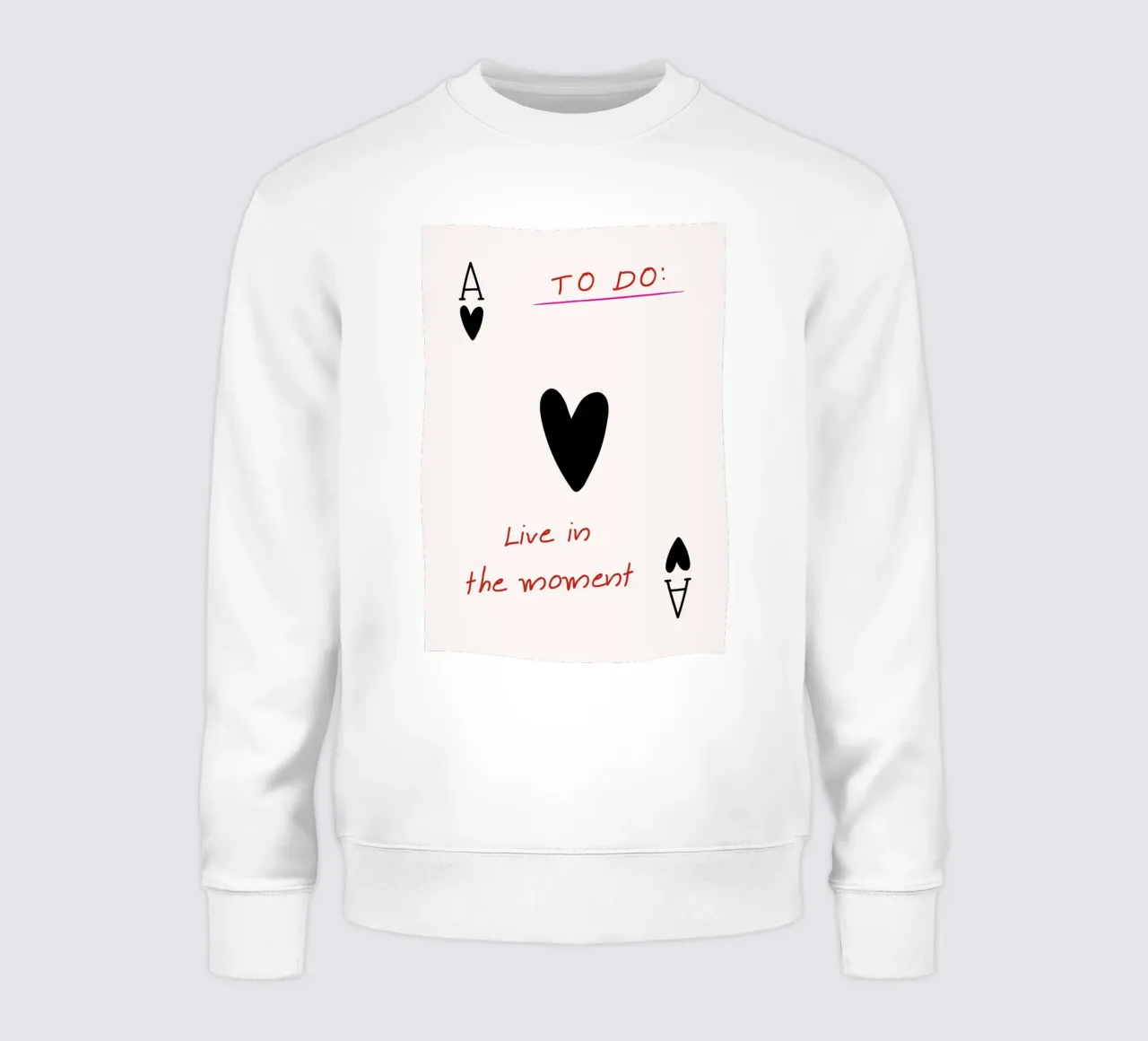 "Leef in het Moment" - Inspirerende To-Do List-kunst sweatshirt van NorwesClub