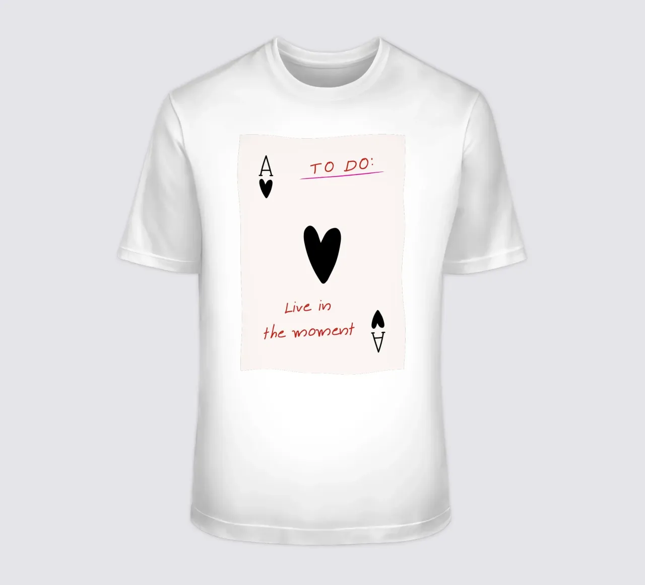 "Leef in het Moment" - Inspirerende To-Do List-kunst t-shirt van NorwesClub