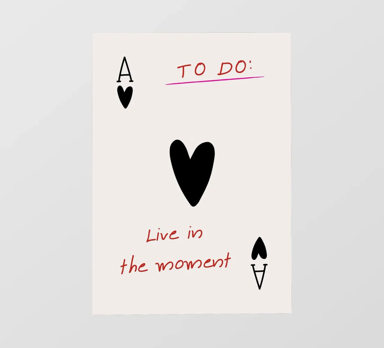 "Live in the Moment" - Inspiring To-Do List Art backlit film by NorwesClub